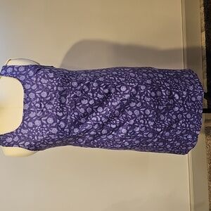 Mimi Maternity Purple Sleeveless Dress - Womens Size Medium